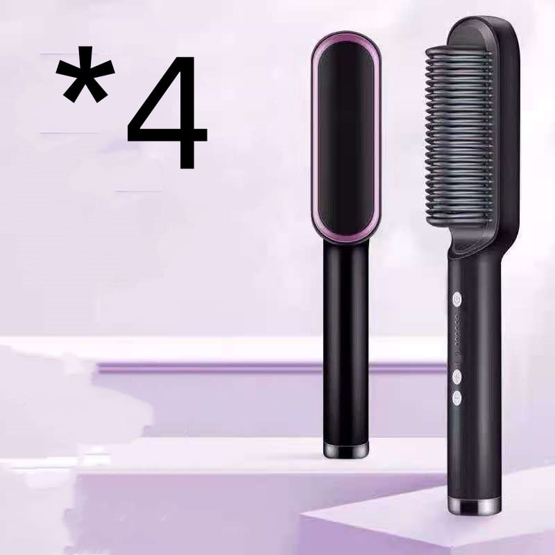 Ceramic Hair Styling Brush with Cordless Convenience and Custom Heat Settings
