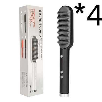 Ceramic Hair Styling Brush with Cordless Convenience and Custom Heat Settings