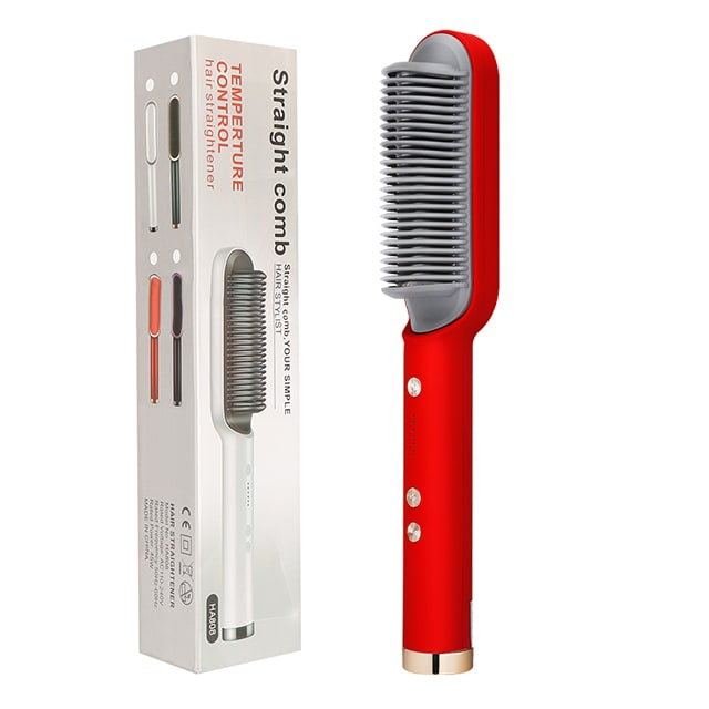 Ceramic Hair Styling Brush with Cordless Convenience and Custom Heat Settings