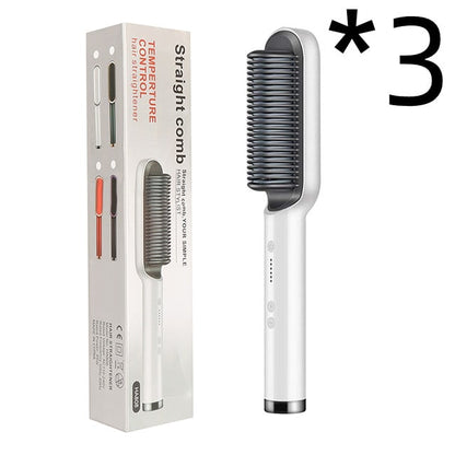Ceramic Hair Styling Brush with Cordless Convenience and Custom Heat Settings