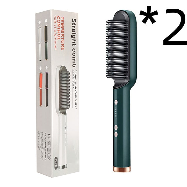 Ceramic Hair Styling Brush with Cordless Convenience and Custom Heat Settings