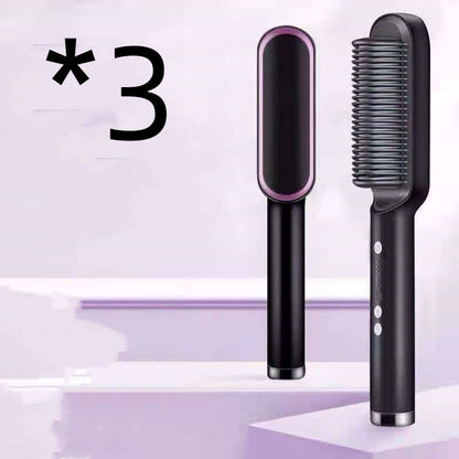 Ceramic Hair Styling Brush with Cordless Convenience and Custom Heat Settings
