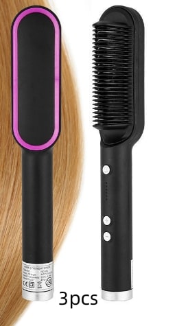 Ceramic Hair Styling Brush with Cordless Convenience and Custom Heat Settings