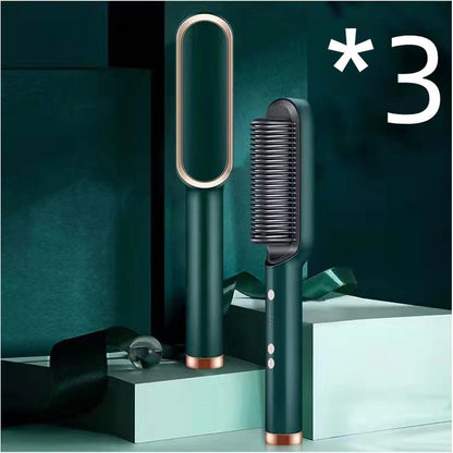 Ceramic Hair Styling Brush with Cordless Convenience and Custom Heat Settings