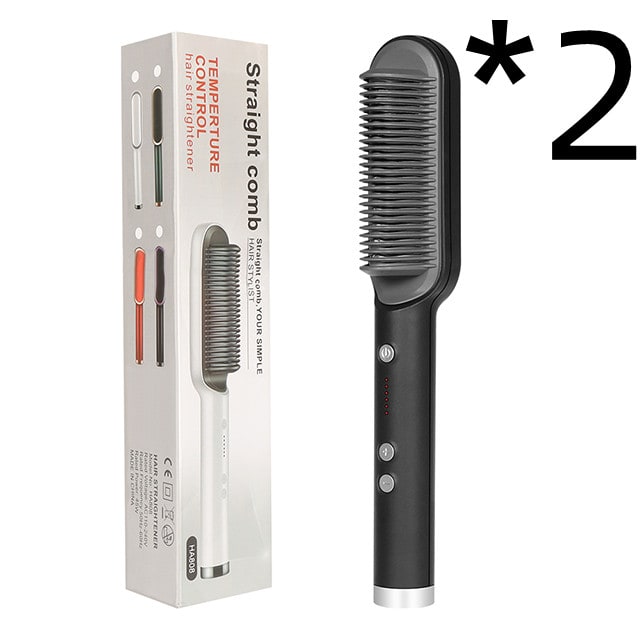 Ceramic Hair Styling Brush with Cordless Convenience and Custom Heat Settings