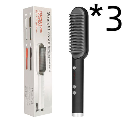 Ceramic Hair Styling Brush with Cordless Convenience and Custom Heat Settings