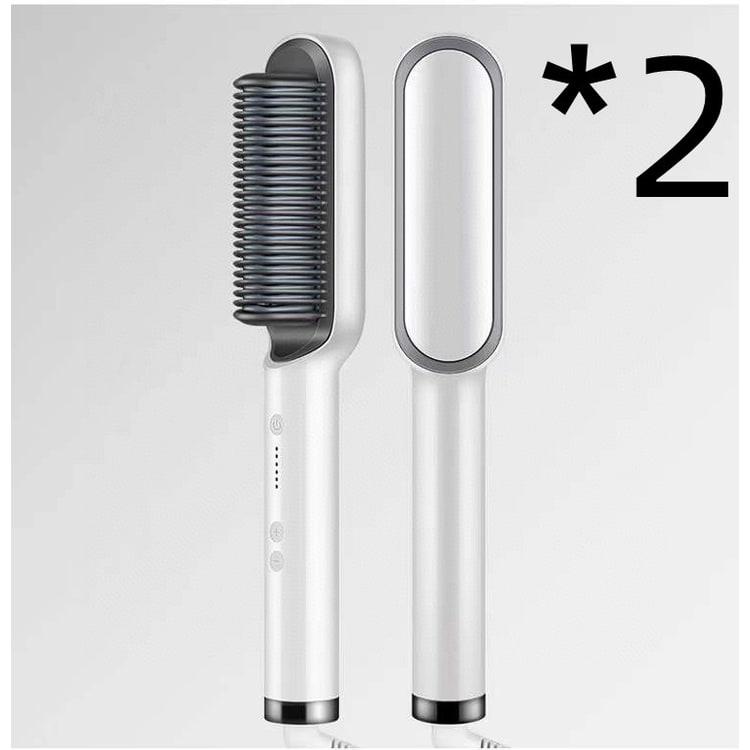 Ceramic Hair Styling Brush with Cordless Convenience and Custom Heat Settings