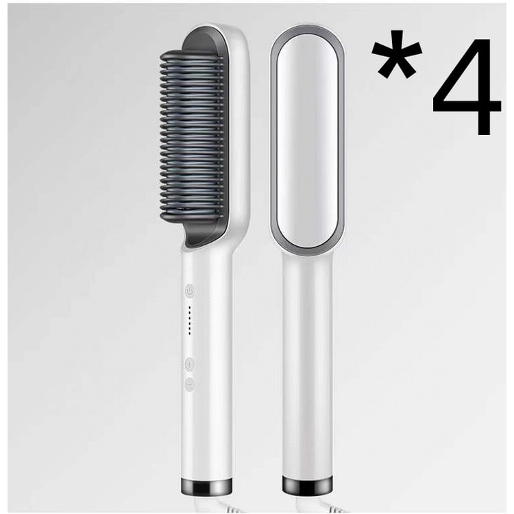 Ceramic Hair Styling Brush with Cordless Convenience and Custom Heat Settings