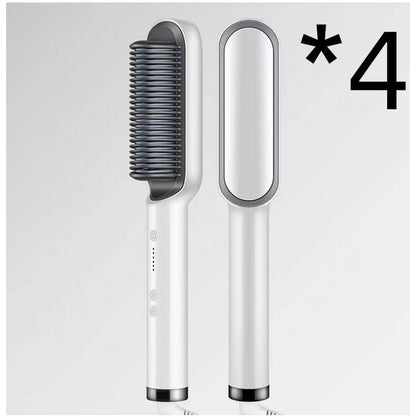 Ceramic Hair Styling Brush with Cordless Convenience and Custom Heat Settings