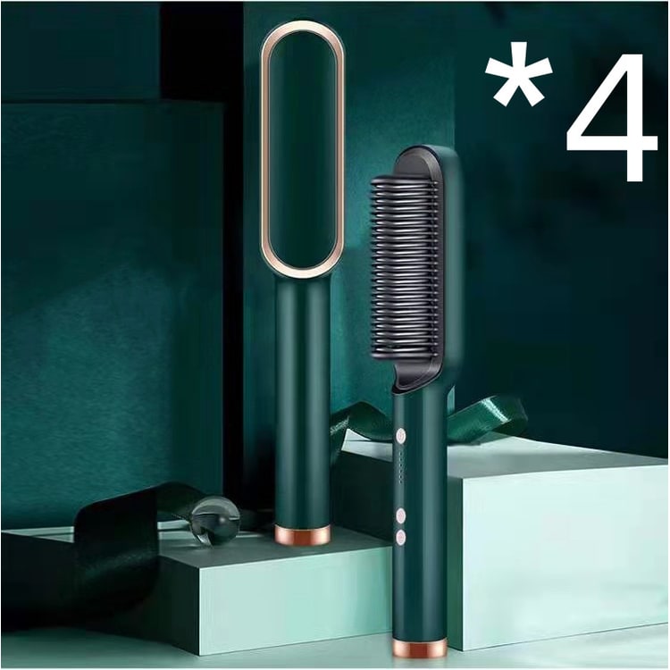 Ceramic Hair Styling Brush with Cordless Convenience and Custom Heat Settings