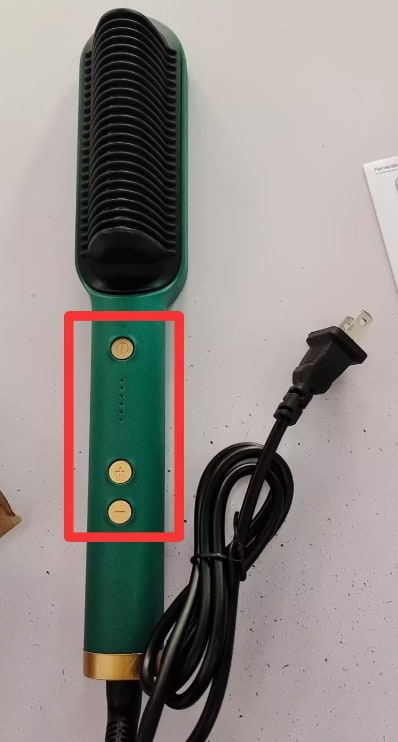 Ceramic Hair Styling Brush with Cordless Convenience and Custom Heat Settings