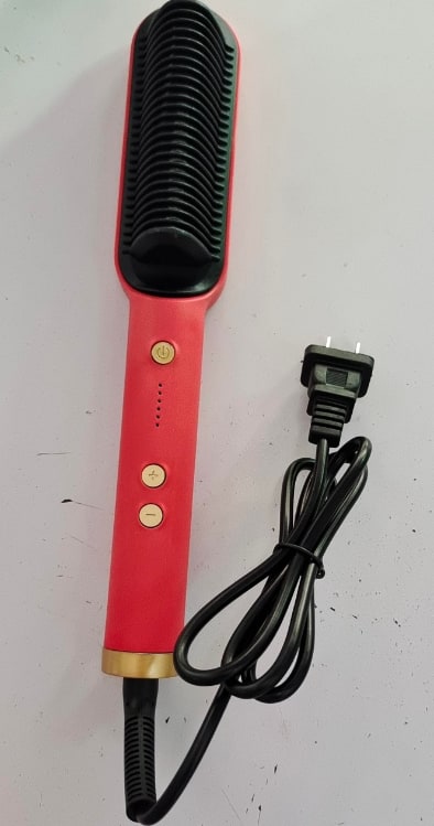 Ceramic Hair Styling Brush with Cordless Convenience and Custom Heat Settings