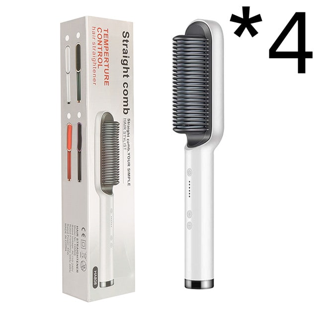 Ceramic Hair Styling Brush with Cordless Convenience and Custom Heat Settings