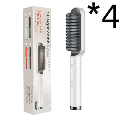 Ceramic Hair Styling Brush with Cordless Convenience and Custom Heat Settings