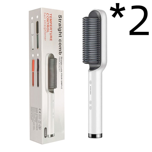 Ceramic Hair Styling Brush with Cordless Convenience and Custom Heat Settings