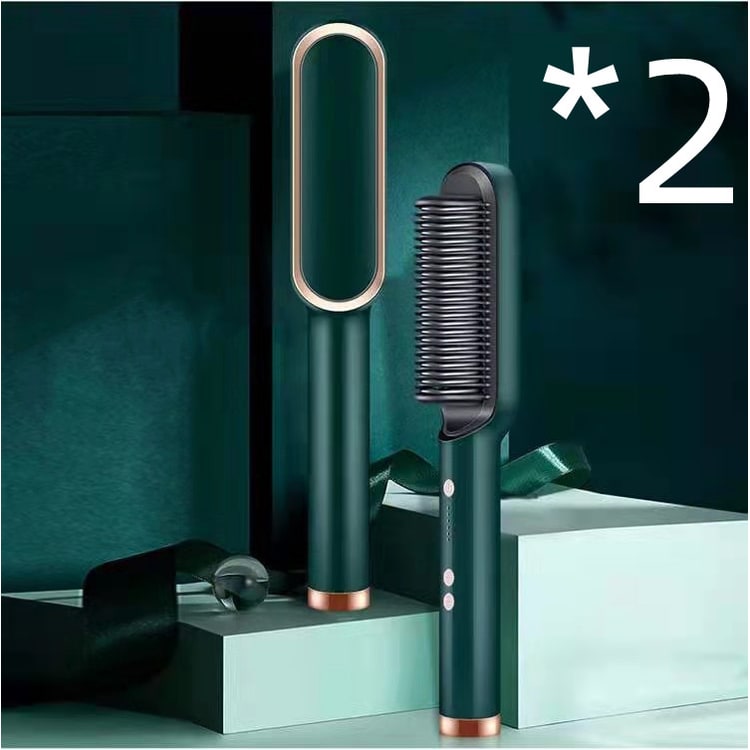Ceramic Hair Styling Brush with Cordless Convenience and Custom Heat Settings