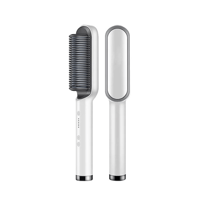 Ionic Ceramic Hair Styling Brush with Adjustable Heat Settings