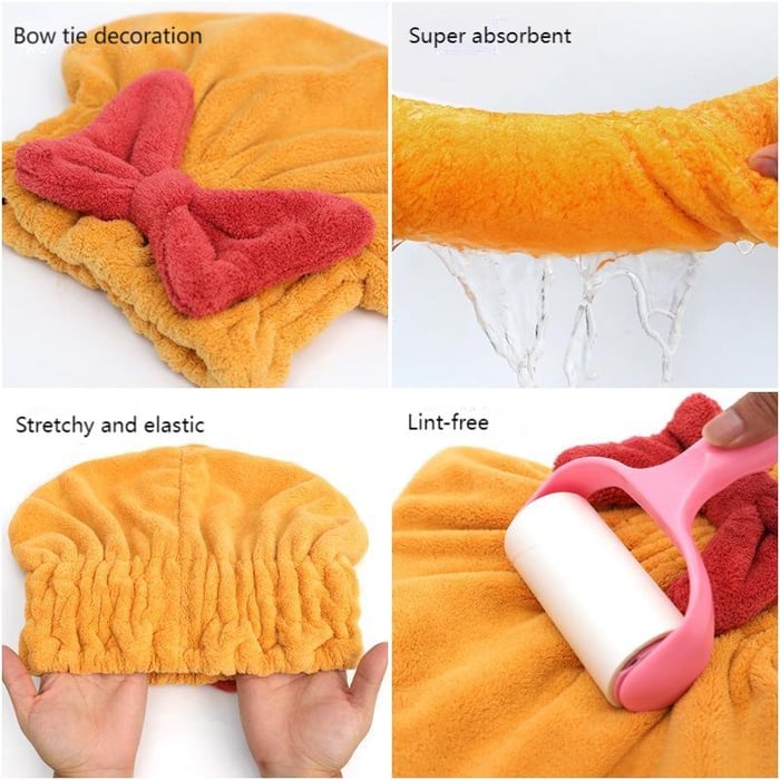 Quick-Drying Towel for Hair - Smooth and Frizz-Free