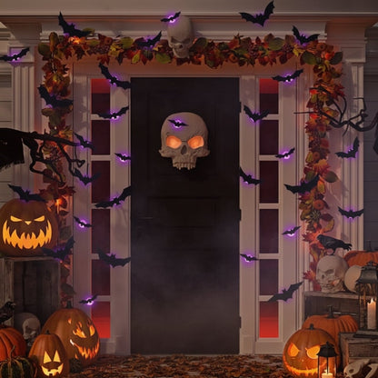 Illuminated 3D Bat Wall Decor – Spooky Halloween Clings