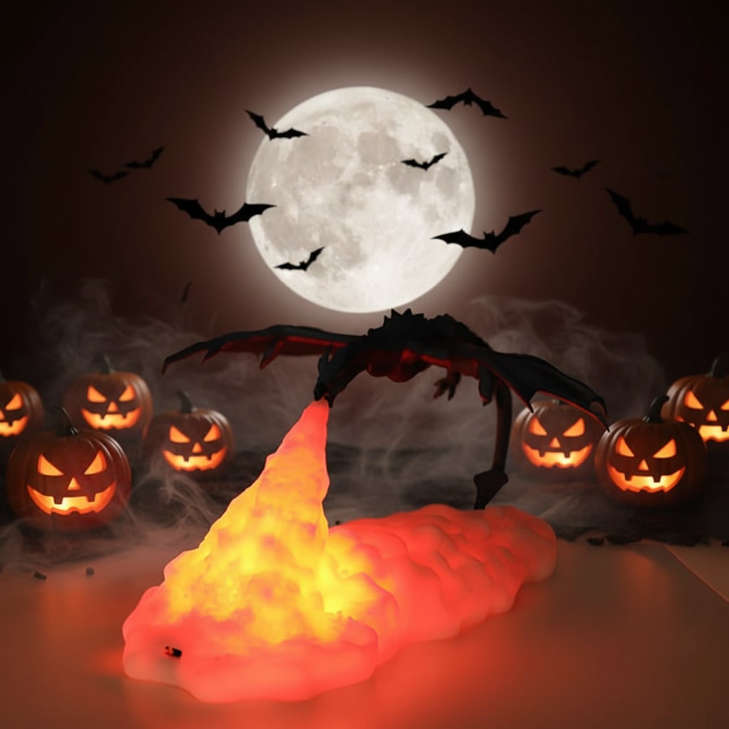 Enchanting 3D Dragon Glow Lamp with USB Rechargeable LED