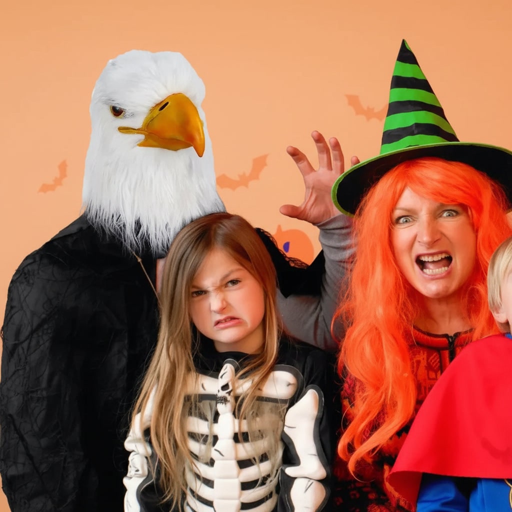 Majestic Eagle Head Mask for Halloween Parties and Events