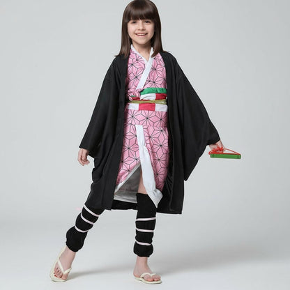 Anime Character Cosplay Set with Stylish Haori Jacket
