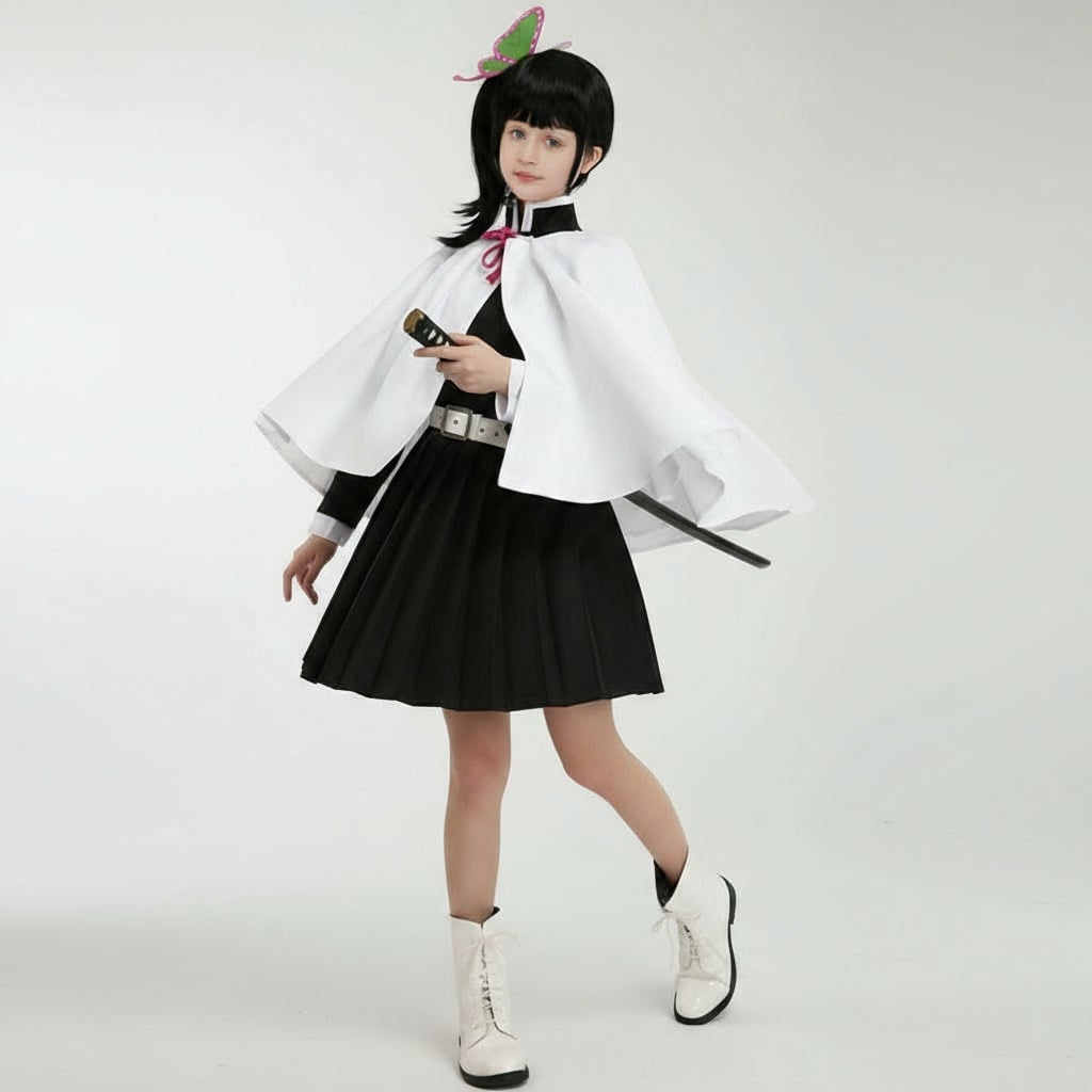 Anime Character Cosplay Set with Stylish Haori Jacket