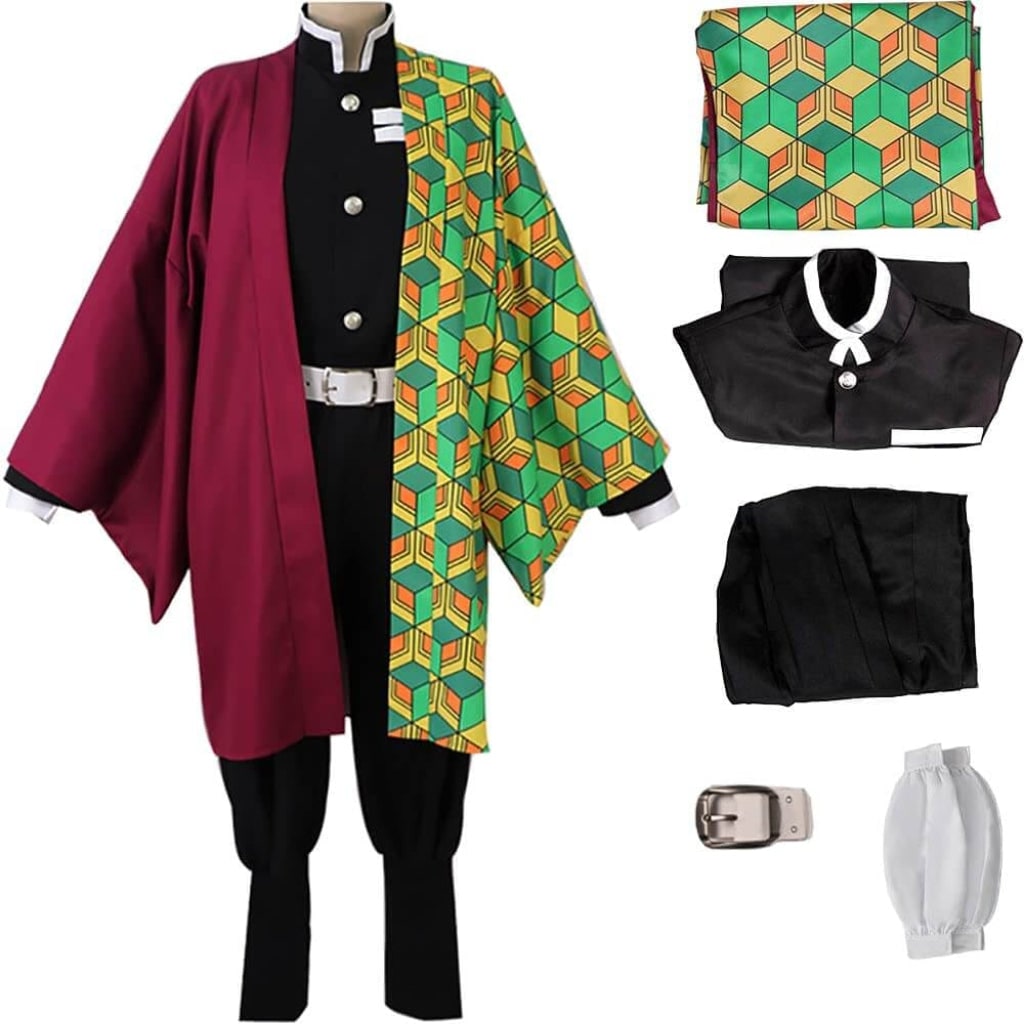 Illuminate Your Look: Demon Character Cosplay Outfit with Jacket