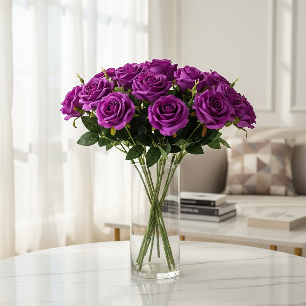 Elegant Faux Roses for Halloween and Year-Round Decor