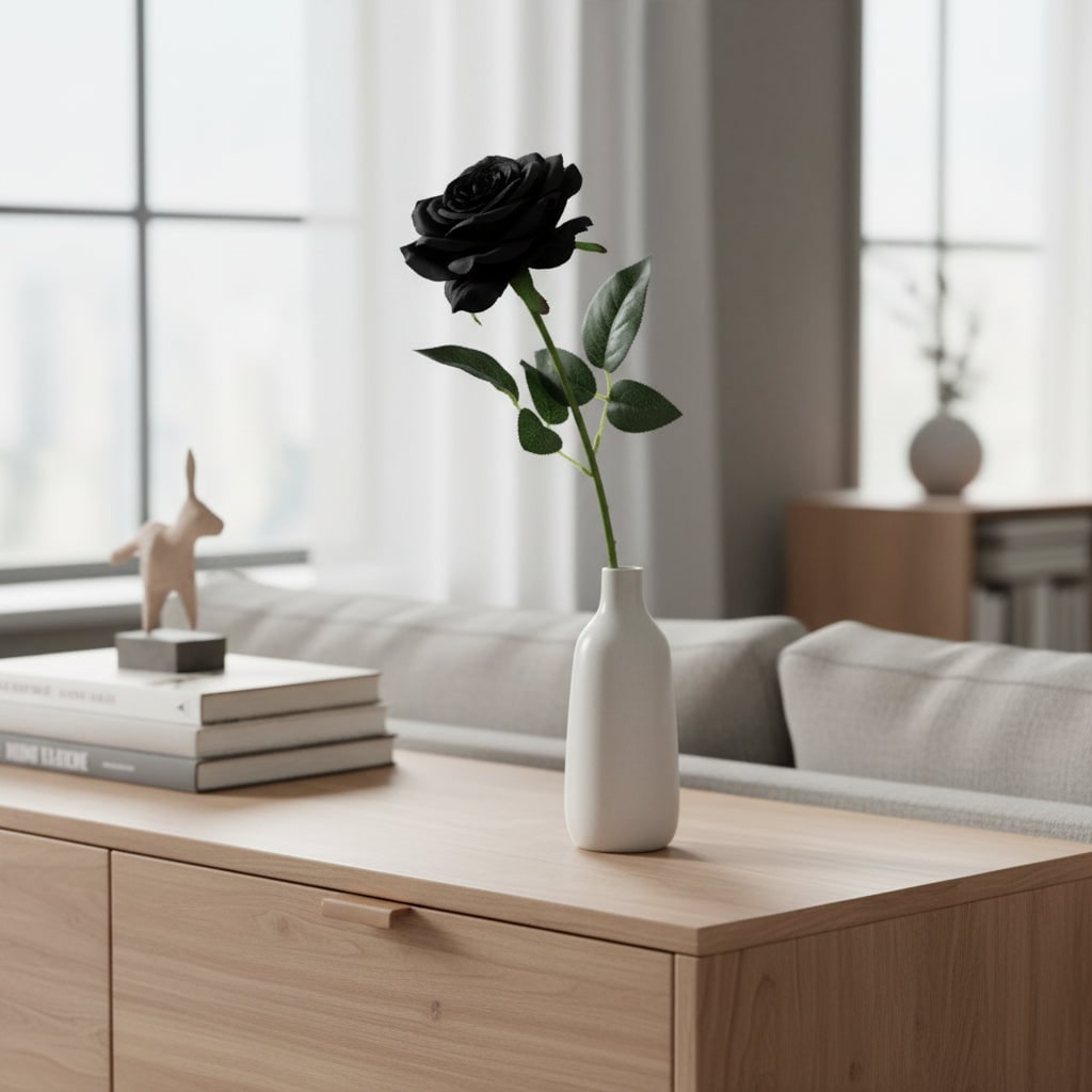 Elegant Faux Roses for Halloween and Year-Round Decor