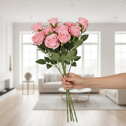 Elegant Faux Roses for Halloween and Year-Round Decor