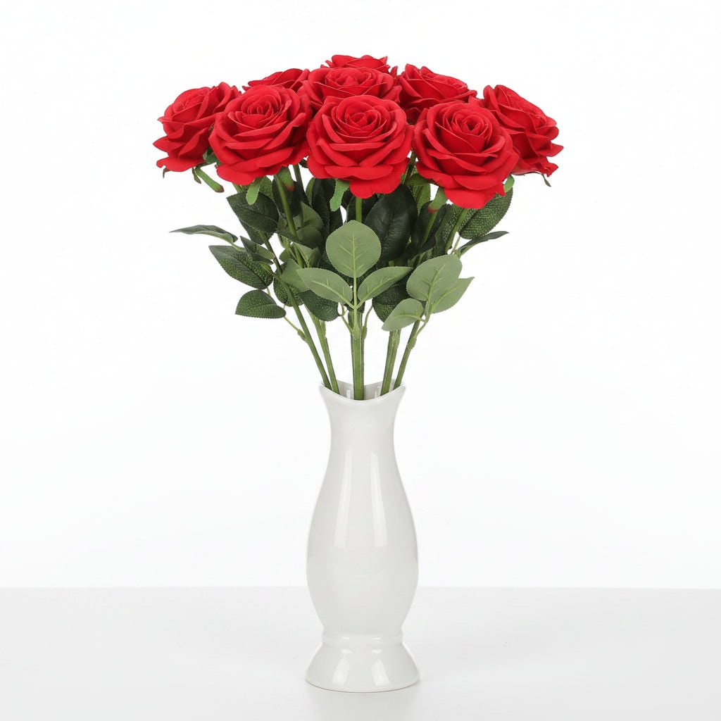 Gothic Elegance Artificial Rose Bouquet for Halloween Decor