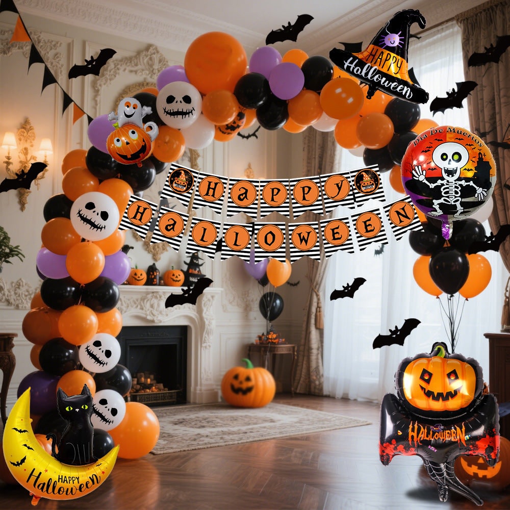 Spooktacular Balloon Arch Kit for Unforgettable Halloween Celebrations