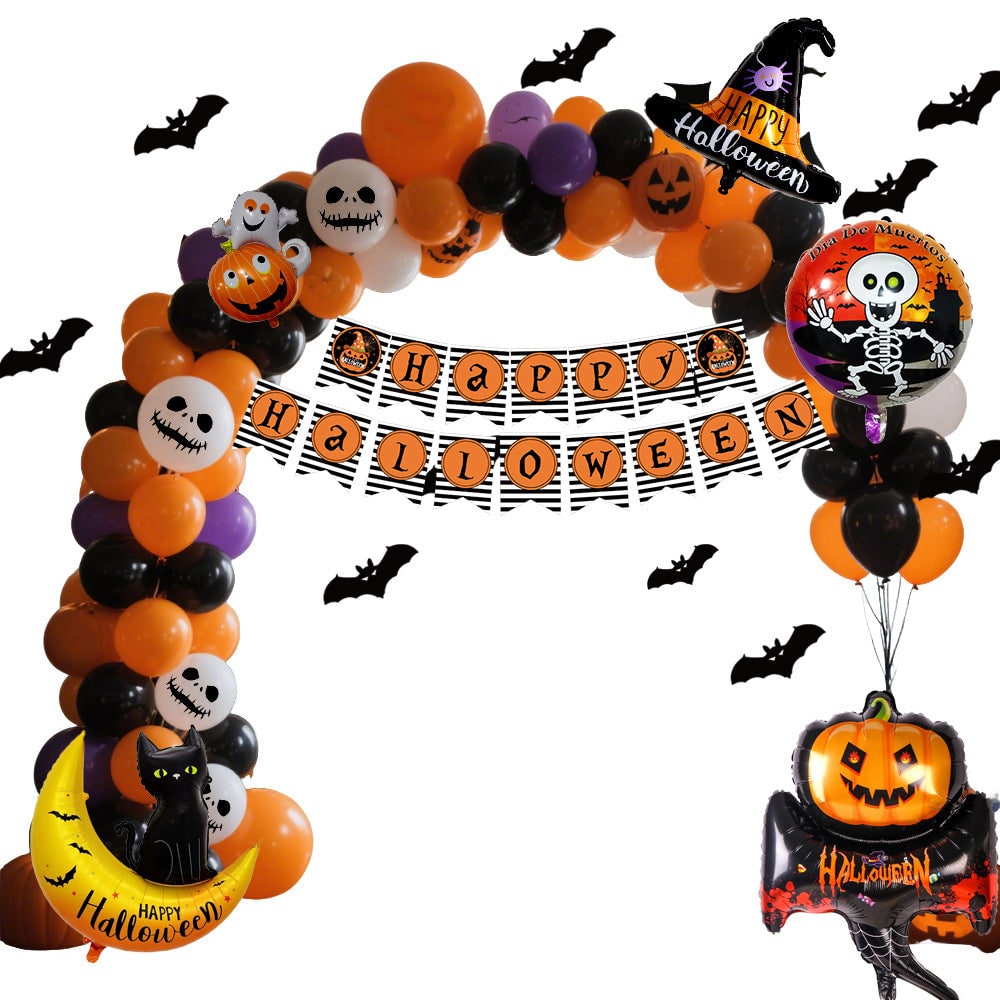 Spooktacular Balloon Arch Kit for Unforgettable Halloween Celebrations
