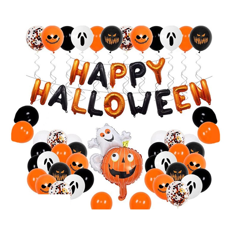 Spooktacular Balloon Arch Set for Frightening Festivities