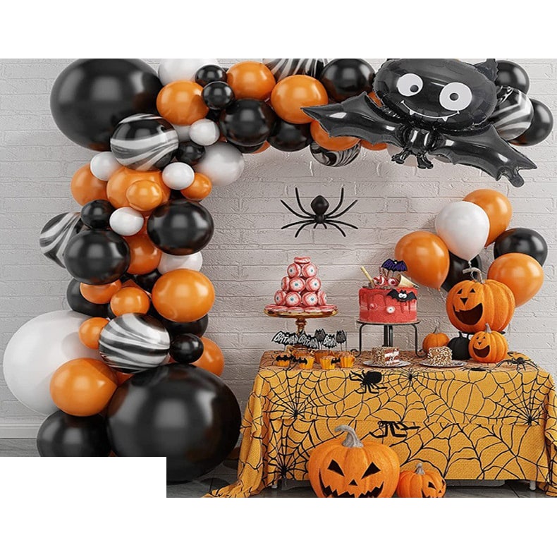 Spooktacular Balloon Arch Set for Frightening Festivities