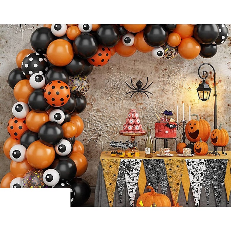 Spooktacular Balloon Arch Set for Frightening Festivities