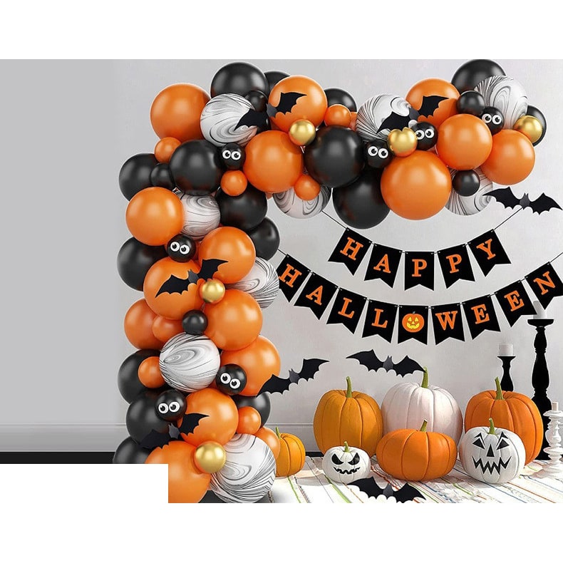 Spooktacular Balloon Arch Set for Frightening Festivities
