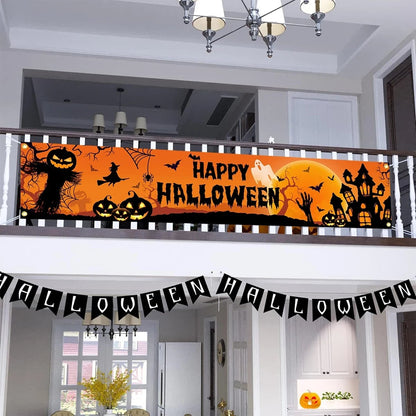 Spooktacular Halloween Banner for Outdoor Festivities