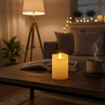 Enchanting Battery-Operated LED Candles with Flickering Light for Halloween Decor