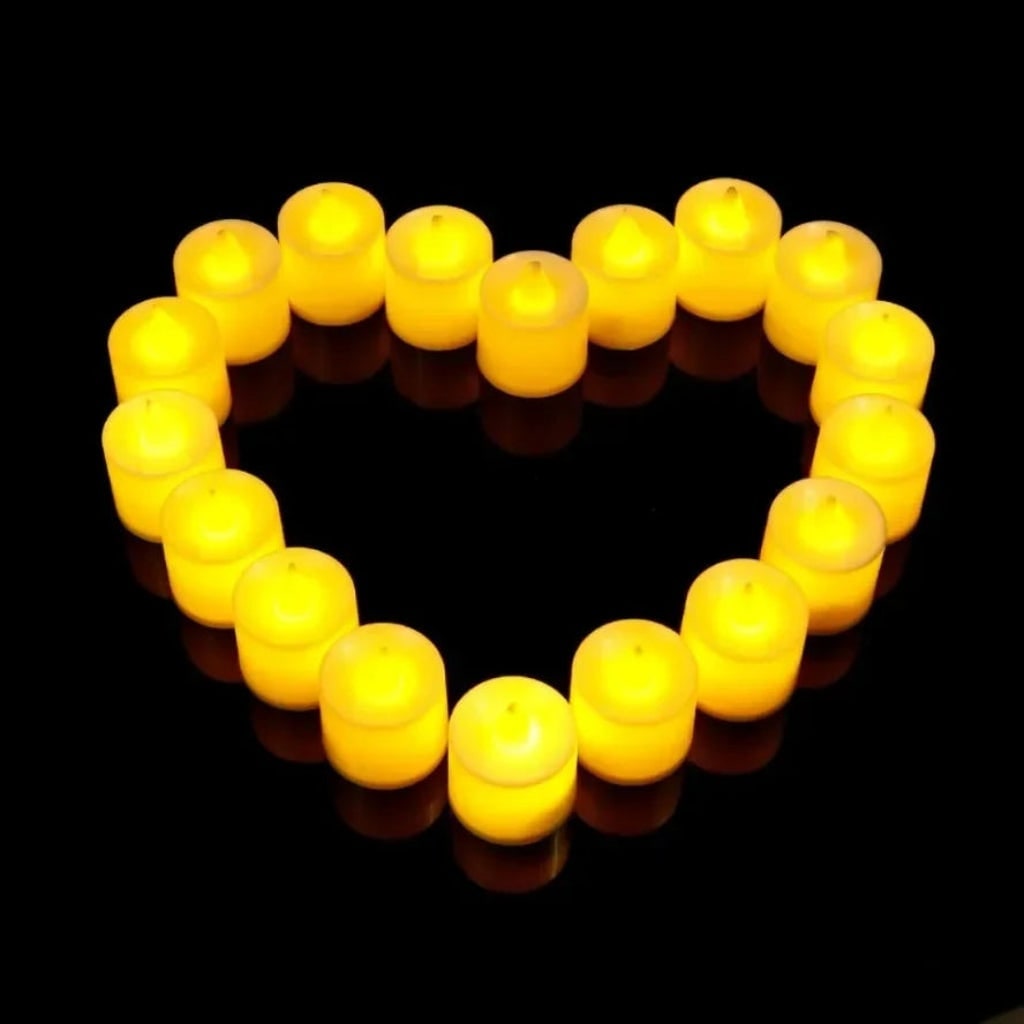 Enchanting Battery-Operated LED Candles with Flickering Light for Halloween Decor