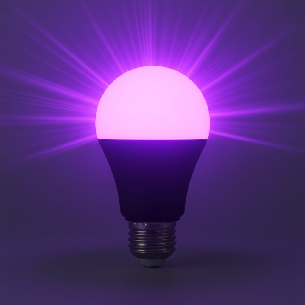 Spooky Glow UV LED Light Bulb for Halloween Festivities E26