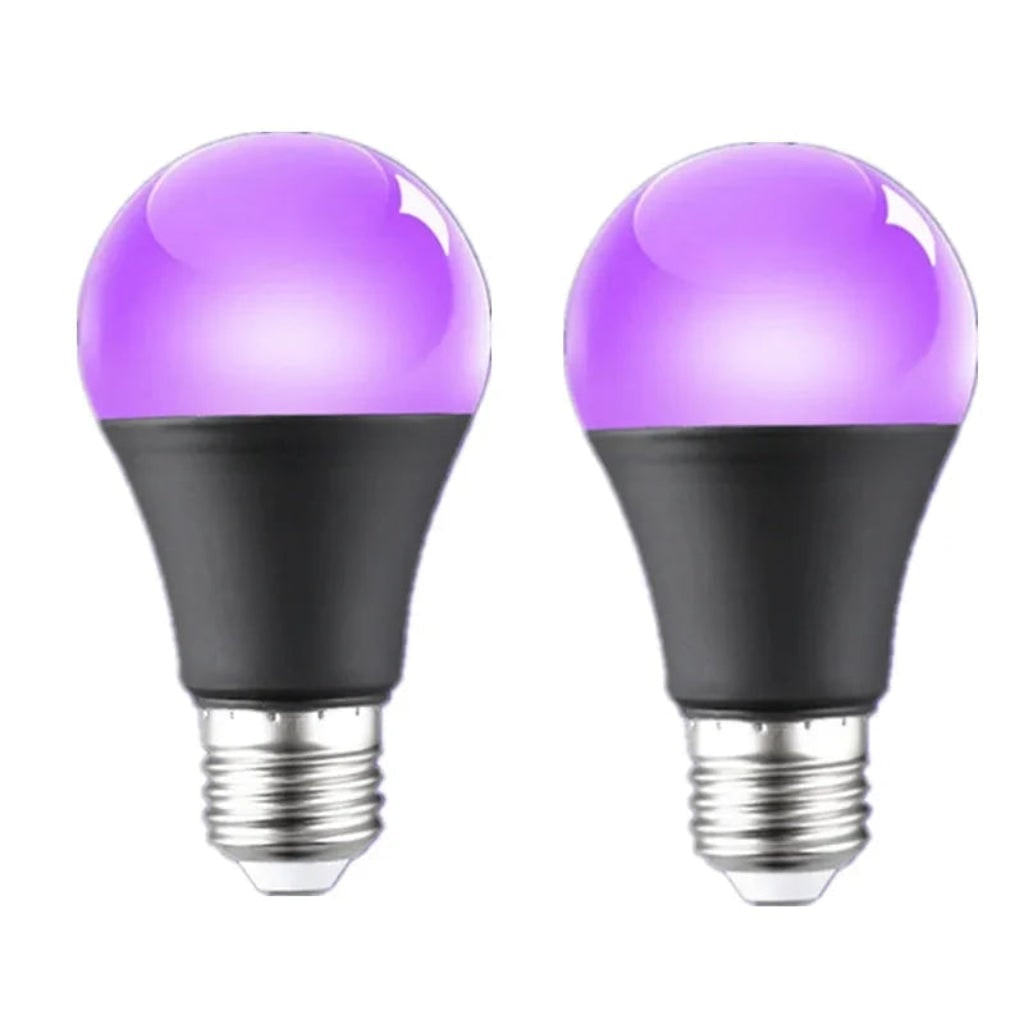 Eerie Glow LED Blacklight Bulb for Spooktacular Decor