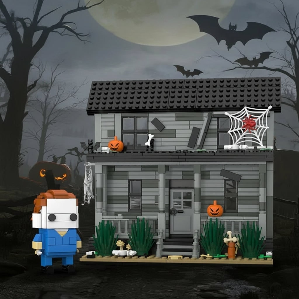 Spooktacular Haunted Mansion Building Set with Mini Figure