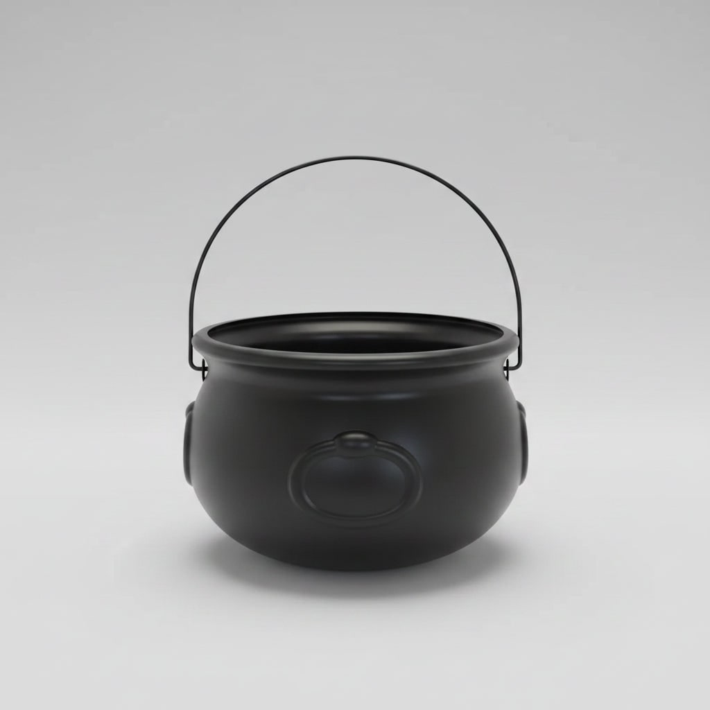 Enchanting Witch's Cauldron for Halloween Candy and Decor