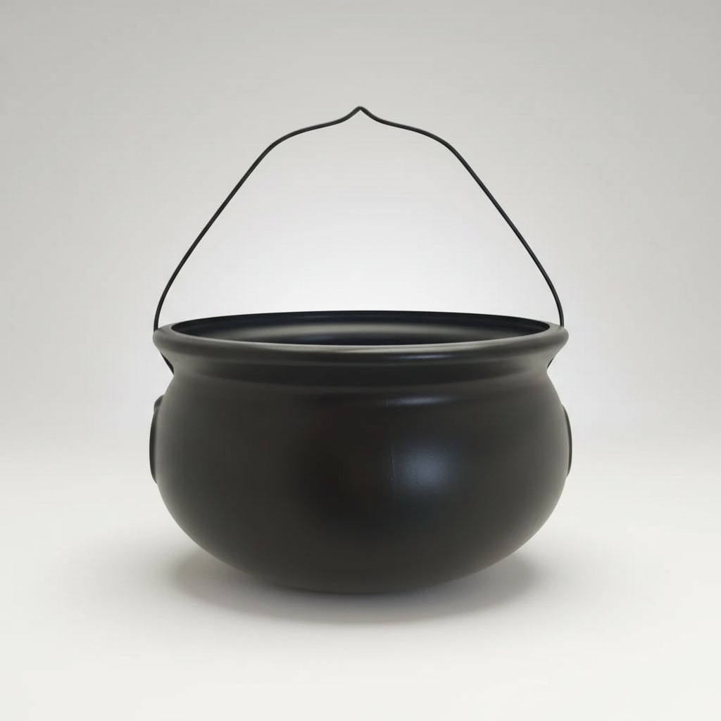 Enchanting Witch's Cauldron for Halloween Candy and Decor