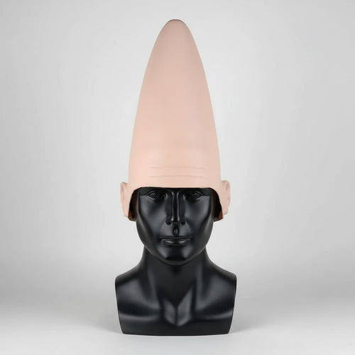 Intimidating Conehead Halloween Mask with Realistic Features
