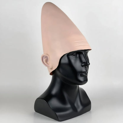 Intimidating Conehead Halloween Mask with Realistic Features