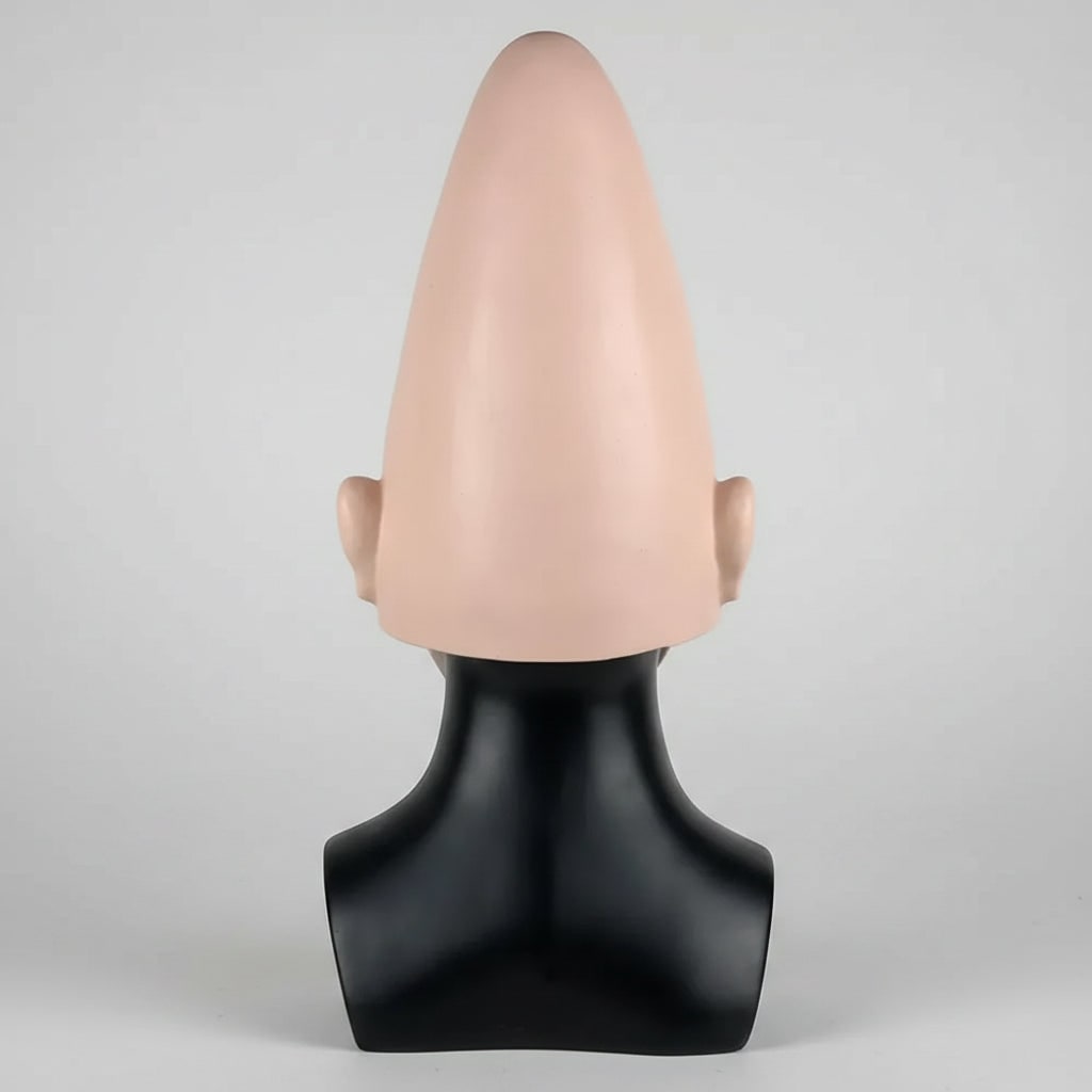 Intimidating Conehead Halloween Mask with Realistic Features
