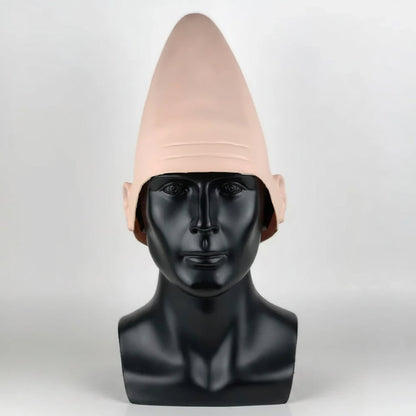 Intimidating Conehead Halloween Mask with Realistic Features